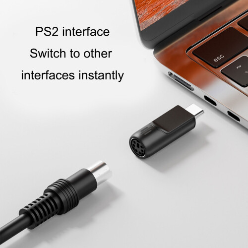 Type C USB to for 2 Interfaces Adapter Convenient-02 2