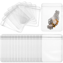 100St Transparent PVC Smyckespåsar Smyckesförpackning & Förvaring