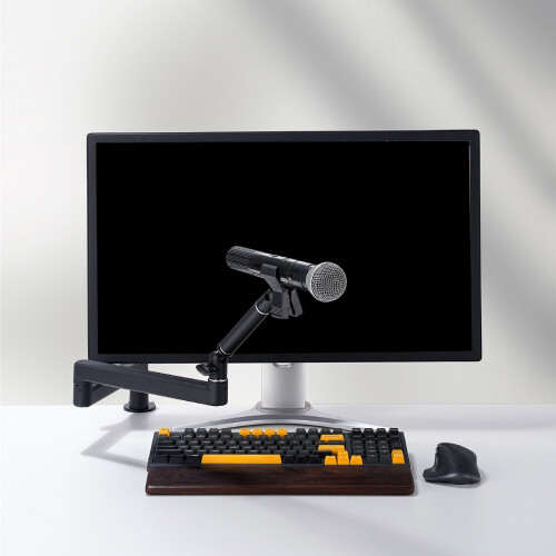 Cantilever Mic Boom Microphone Stand Clamp for Adjustable and 1