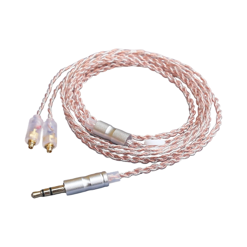 Mmcx Audios Cable With 3.5Mm Plugs For Sound Transmission-2 Silver 7696000374628