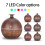 Desktop-LED-Aromen-Diffusor, 130ml USB-Nebelmaschine, Luftbefeuchter 10