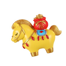 Resin Horse Figurine Car Decoration New Year-Be blessed soon