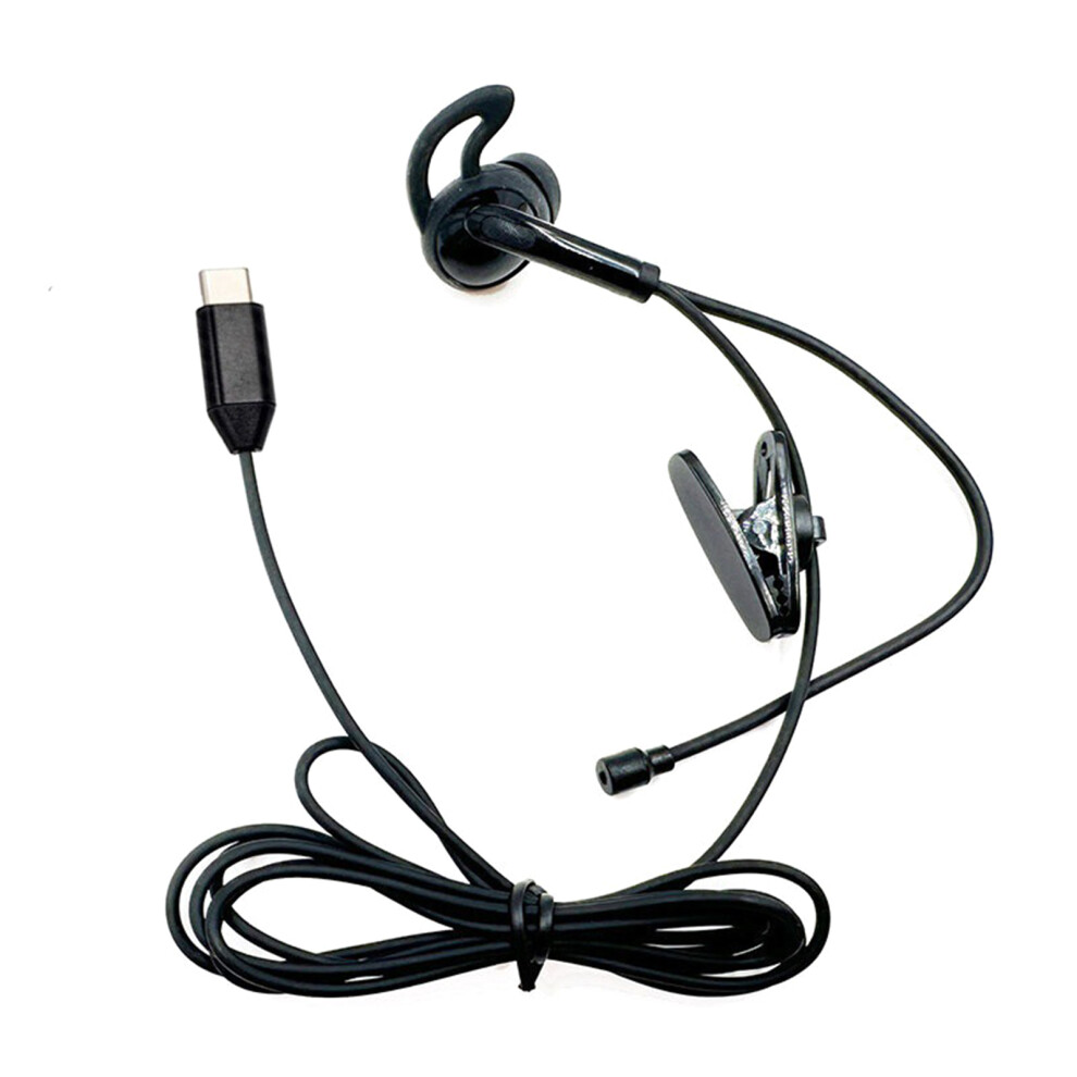 Single Side Earphone In-Ear Mono Earbud-Type C Straight Head 7696000375342