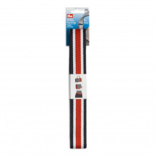 Prym 40mm Bag Strap Webbing Red Blue White - per pack