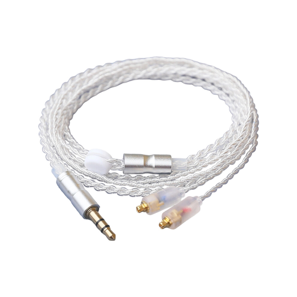 Lightweight Mmcx Audios Cable Including 3.5Mm Jacks Design-1 Silver 7696000374925
