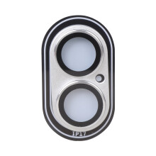 Metal Lens Guard Precisions Engineered Cut Fingerprint-Silver