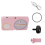 Dimmable LED Phone Camera Light Universal Photography Live-pink 1