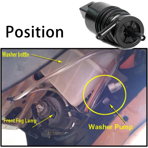 12V Windshield Windscreen Window Washer Pump for E46 E38 E39 E60 E65 E53 X5 Z4 M3 Windscreen Wiper Pump Assembly 2