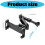 Adjustable Car Headrest Tablet Mount Stand For Backseat-Black 4