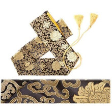 Sword Storage Bag 51Inch Silk Katana Wakizashi Tanto Carry Bag With Gold Tassel Fencing Bag