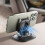 ABS Car Phone Mount with Silicone Protective Dashboard-Gray 7
