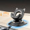 ABS Car Phone Mount with Silicone Protective Dashboard-Gray 5