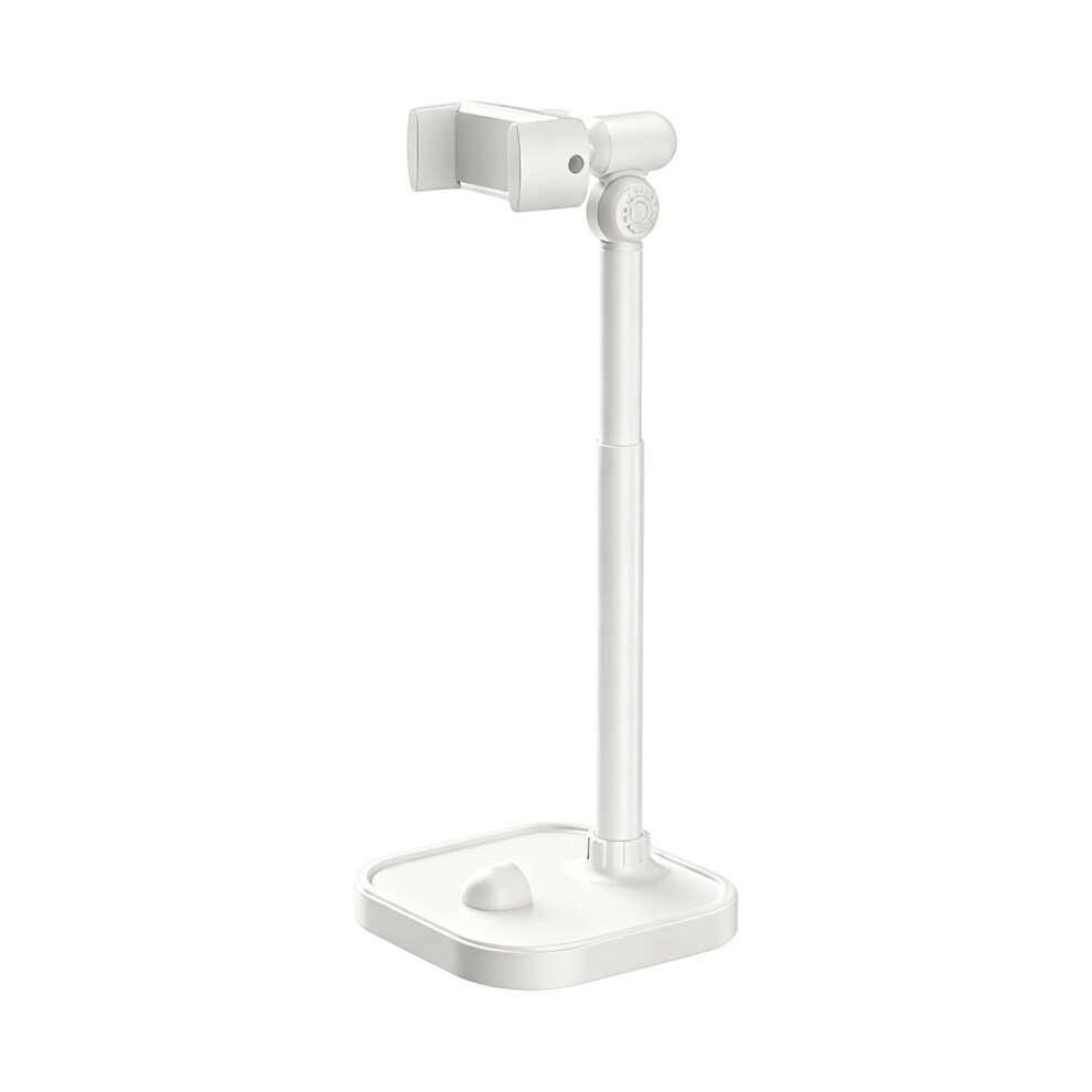 Lazy Show Watching Desktop Lift Telescopic Phone Stand- White 7627000365842