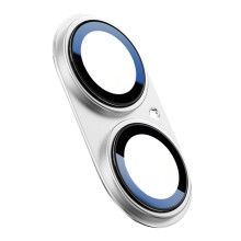 Tempered Glass Phone Lens Protector Sleeve-Silver iPhone 17