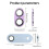 Tempered Glass Phone Lens Protector Sleeve-Silver iPhone 17 4