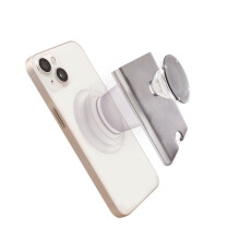 Universal Phone Stand Card Holder Magnetic Base Air-Gray