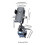 Dashboard Phone Mount Auto Clamp 360 Rotatable-Mirror style 4