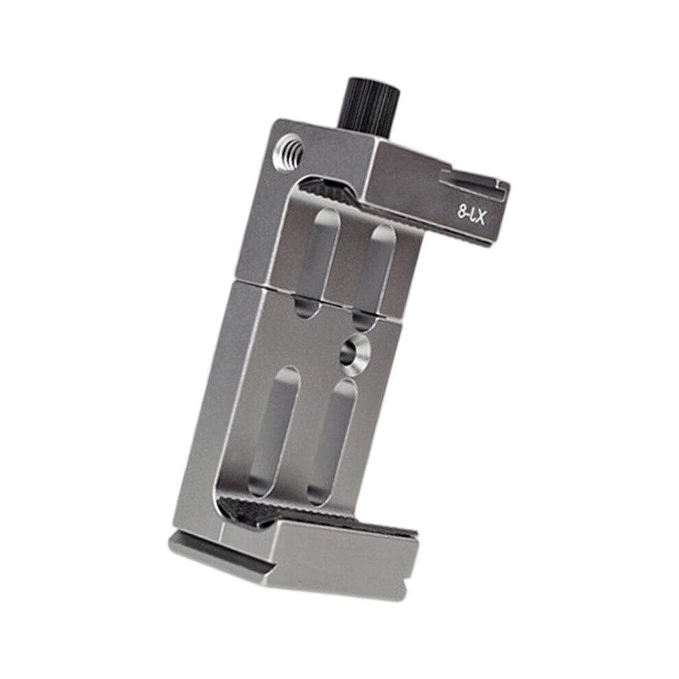 Universal Smartphone Mount With Cold Shoe Connection- Silver 7627000367730