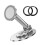 Foldable Magnetic Phone Holder With Strong Metal Base-Silver 1