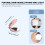 Magnetic Phone Mount Circle Light With Natural Warm Cool-White 4