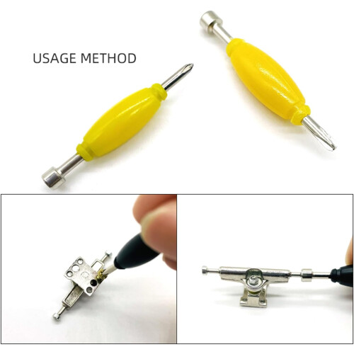 Professional Fingerboard Tool DoubleEnded Screwdriver For Fingerboard Nut Driver Skateboard Accessory 6Pack 2