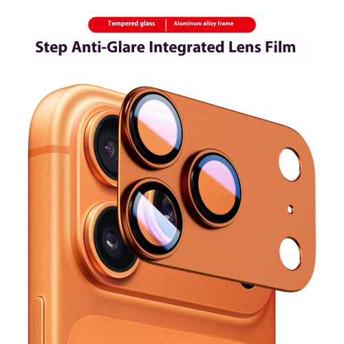 Scratchproof Oil Resistant Phone Camera-Orange iPhone17 Pro 1