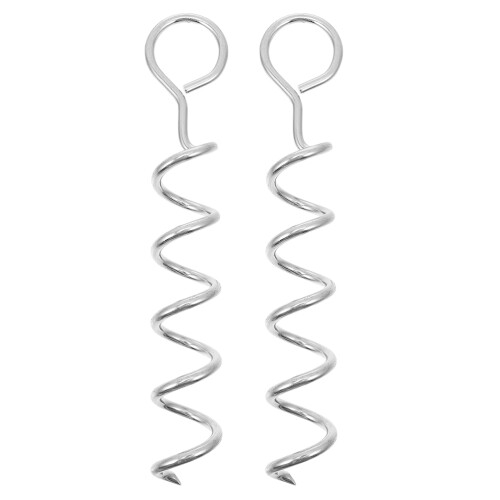 2St Metall Hundstolpar Med Spiral Design, För 2