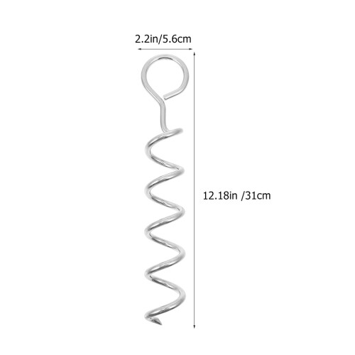 2St Metall Hundstolpar Med Spiral Design, För 1