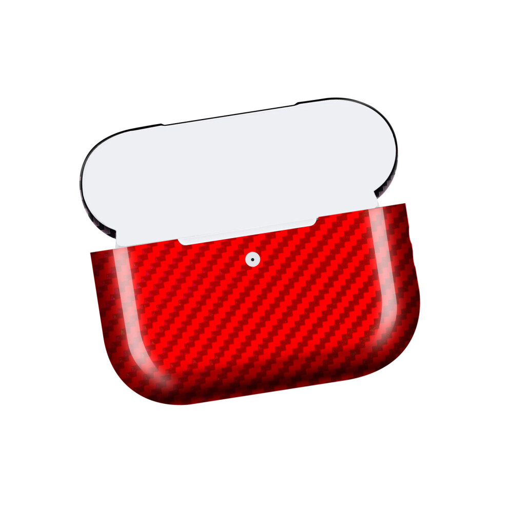Lightweight Carbon Fiber Shell Wireless Earbud Designed- Red 7696000377827