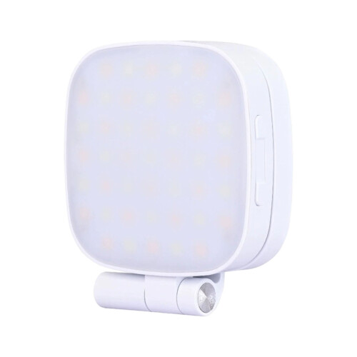Portable Pocket Sized Vanity Mirror Light 3 Lighting Mode-White