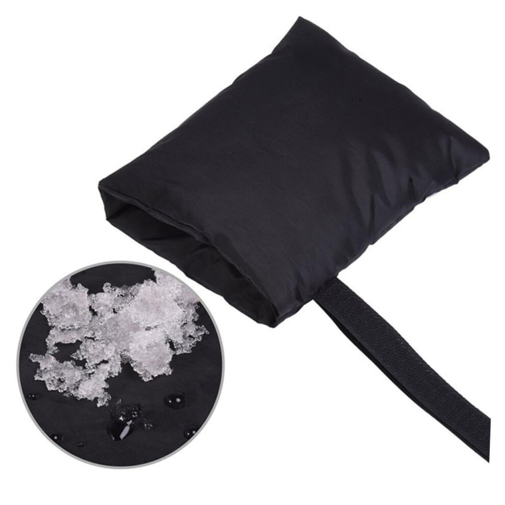 Outdoor Faucet Covers 2Pack Antifreeze Socks For Winter Insulation Black Weatherproof Tap Protectors Easy Install 9339159430682
