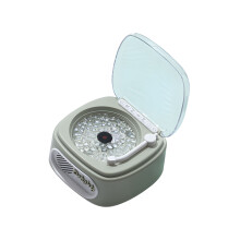 Speaker Delivering 360 Surround Sound Dynamic Light-White