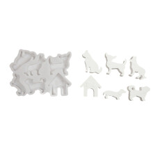 Moules à bougies en Silicone pour famille de chiens, pour