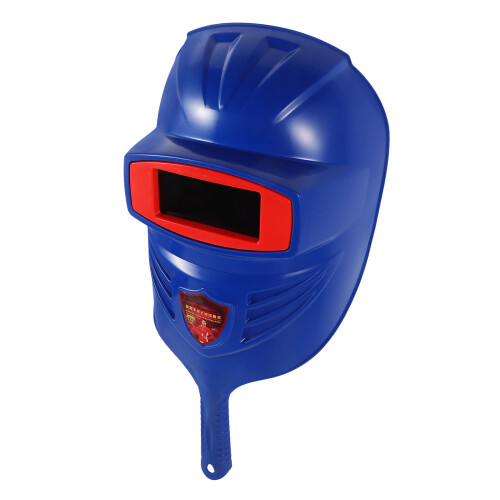 Wiederverwendbare PP Schweißschutzmaske Handheld Blau