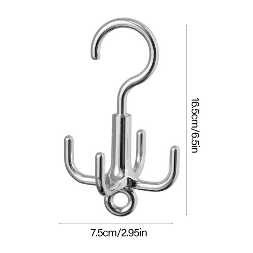 2Pcs Innovative Space Saving Hanging Hook For Organizing Belts 2