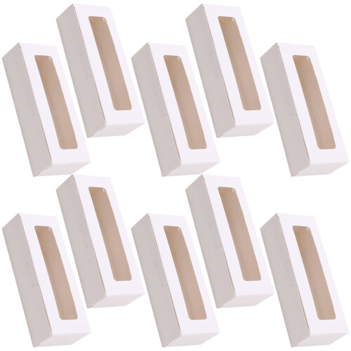 20St Witte Cake Slice Dozen Van Papier Voor Thuisgebruik En Cadeau