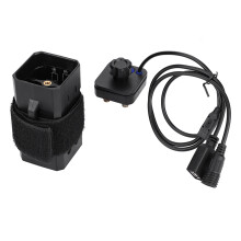 Waterproof 18650 Battery Pack Case for Bicycle Lights, 4x18650, USB/DC