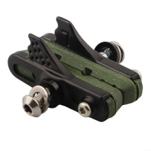 Rim Bicycle Block Fiber Brake Wear Resistant Replaceable C Clamp Carbon Green