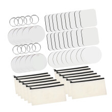 Collection de pochettes de maquillage, 144 pièces, sous-verres