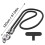 Braided Phone Lanyard with 240W USB C Fast Charging Cable-Black 3