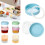 Set van 6 glazen dressingcontainers Multifunctionele glazen 2
