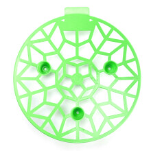 Tuinrek voor watermeloenen met draadframe, duurzame PP-kunststof cantaloupe standaard voor verbeterde luchtcirculatie en minder contact met de grond.