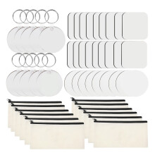 144 STKS Sublimatie Cosmetische Make-up Tassen Rechthoek en