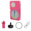Professional Phone Camera Fill Light With Magnetic-rose red 1