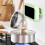 Bath Phone Holder Kitchen Cellphone Stand Screen Touch-Green 3
