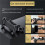 Car Seat Headrest Tablet Mount ExtendableArm Design With-Black 7