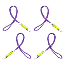 Against Drop Plaited Cellphone Cord Owner For-Purple color