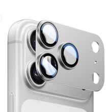 Shockproof Camera Lens Cover Drop Proof Film-Silver 17 Pro Max