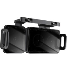 Auto Deploying Car Mount Phone Charging Stand With-Black