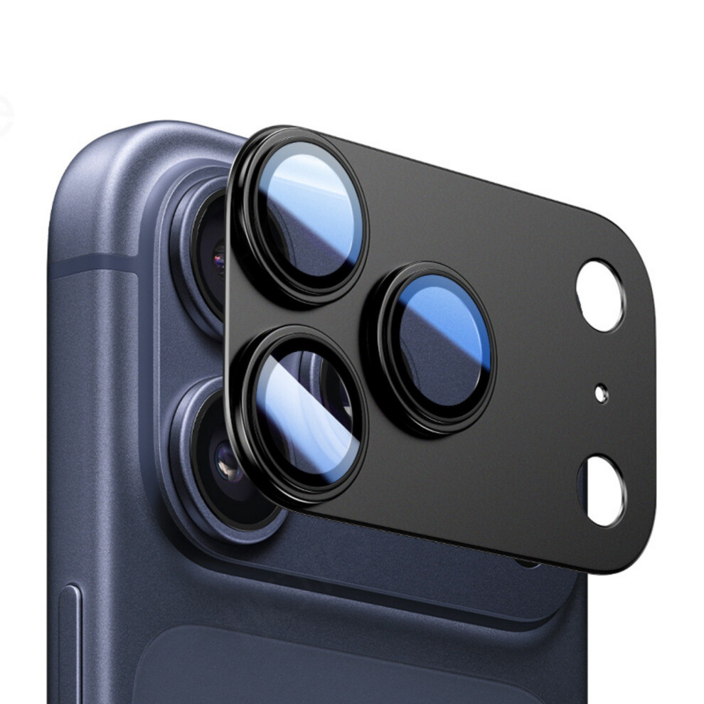 Oil Resistant Clear Lens Protector Drop- Iphone17 Pro Black 7751000408527